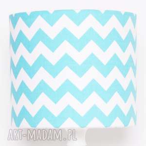 abażur zygzak turquoise 25x25x22cm, chevron