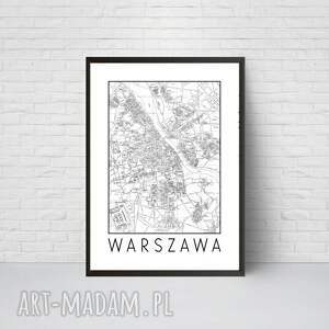 plakat warszawa A3 / warsaw poster, dom, prezent, gift, dekoracje