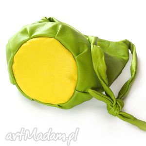 ręczne wykonanie na ramię torebka limonka