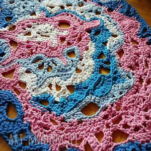 dywan freeform ze sznurka 5 mm bawełny