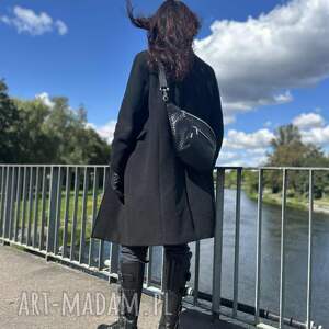 zobag big nerka plecionka unisex black torebka przez ramię, saszetka