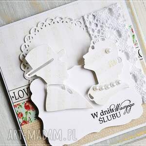 handmade scrapbooking kartki pan i pani - ślub