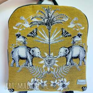 ręcznie robione plecak słonie