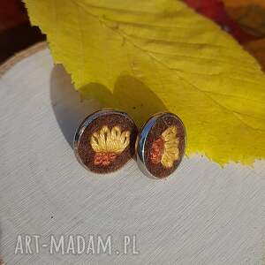 kolczyki miodowe jeżówki jeżówkami, kwiaty ogrodu romantyczki