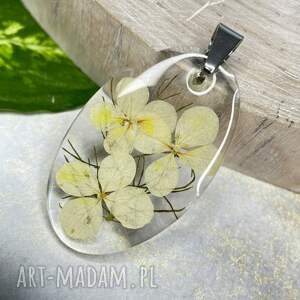 Prezent Botaniczny wisiorek z żywicy z1852, naszyjnik
