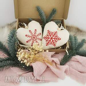prezent pod Serca Serduszka Zawieszka świąteczna na choinkę