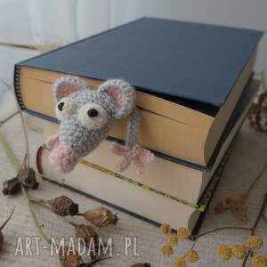 zakładka do książki szczurek dla miłośnika książek, szcurek