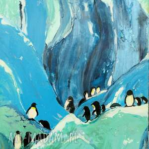 icebreakers 2, pingwiny lodowce, krajobraz, antarktyda, zwierzęta, zima