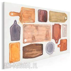 obraz na płótnie - deski kuchnia rustykalny - 120x80 cm (706201)