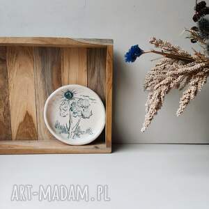 handmade ceramika talerzyk podstawka na drobiazgi i biżuterię