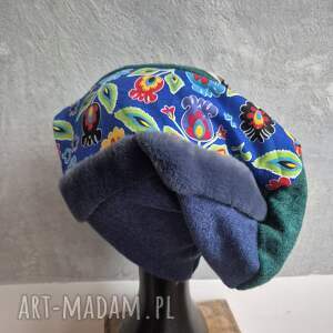 ruda klara czapka smerfetka kolorowa, fofr, zim, et, bo dam