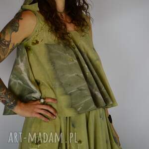 Barwiona roślinami Dzika Bluzka Otulająca Ciszą