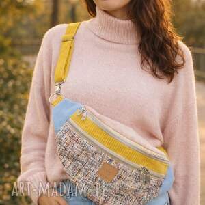 Pastelowa nerka damska XL Merida, duża, maxi, XL