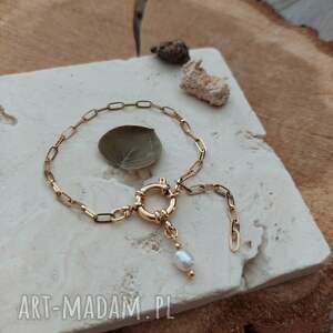 bransoletka z odpinaną perłą, biżuteria na prezent, pod choinkę
