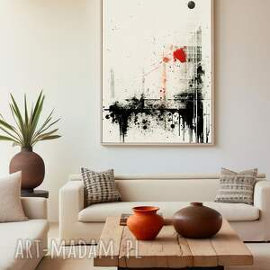 plakat minimalistyczna abstrakcja - format 61x91 cm