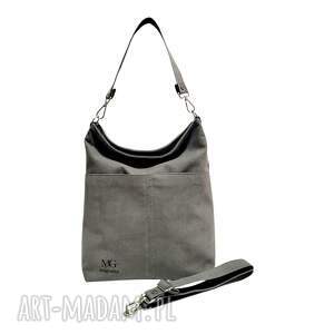 Duża torba miejska Classic XL wodoodporna szary popiel