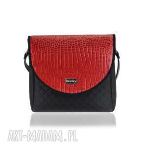 ręcznie robione torebki torebka puro classic 2496 red crocodile