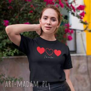 handmade koszulki koszulka na walentynki dzień kobiet - i'm in love