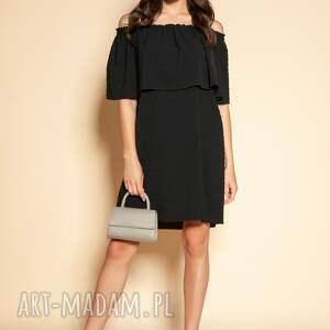 sukienki krótka sukienka hiszpanka - suk201 czarna