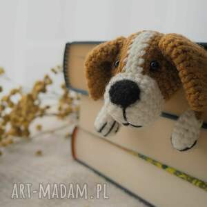 handmade zakładki zakładka reksio - jack russell terrier