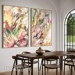 zestaw obrazów 100x70 cm obrazy nowoczesne na płótnie, sztuka