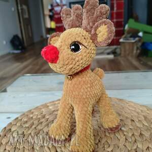 upominek na święta Szydełkowy reniferek, renifer, prezent