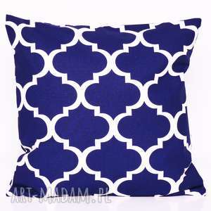 handmade poduszki poduszka fresh navy blue 50x50cm od majunto