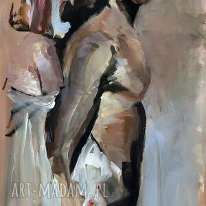 lovers - 100x70, kobieta duży obraz, obrazy nad łóżko sypialni