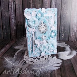 scrapbooking kartki pamiątka komunii świętej