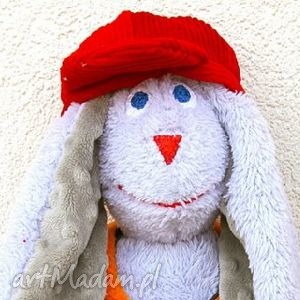 handmade maskotki benek pluszowy zajączek