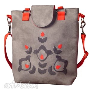 handmade torebki torba folk nr 110 z aplikacją