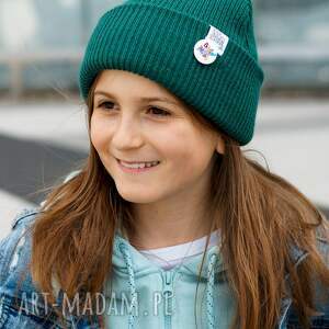 forest czapka dziecięca logo kolor, kids beanie dziecka