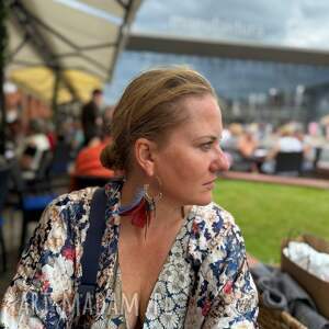 kolczyki koła boho lekkie energetyczne duze fo dam, et, fri