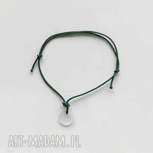 OKRĄG bransoletka, sznurek, tworzywo sztuczne, regulowana