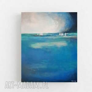 paulina lebida łodzie - obraz akrylowy formatu 40/50 cm