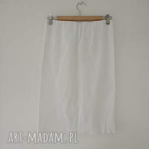 ręcznie zrobione spódnice biała spódnica tuba l/xl