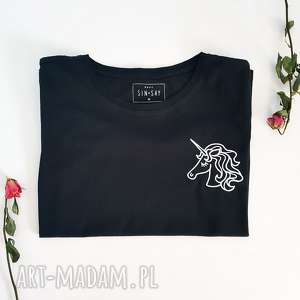 koszulka z haftem "unicorn" - Zapętlona Nitka