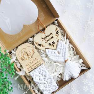 Prezent na Dzień Matki - zestaw zakładka zawieszka