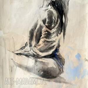 Woman - 100x70- kobieta duży obraz, grafika