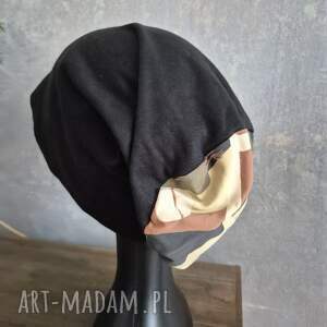 czarna czapka bez podszewki góra moro rozmiar uniwersalny box z1, fo, dam, et