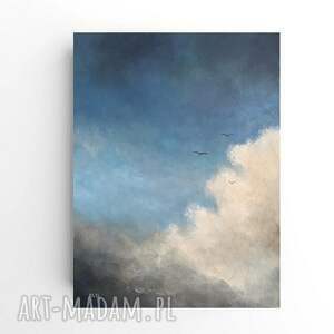 formatu 40/30 cm niebo, akrylowy, obraz