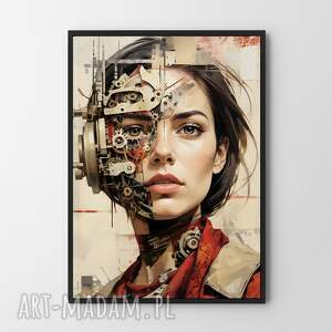 plakaty plakat ex machina portret kobiety - format a4