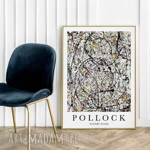 pollock watery paths - plakat 50x70 cm