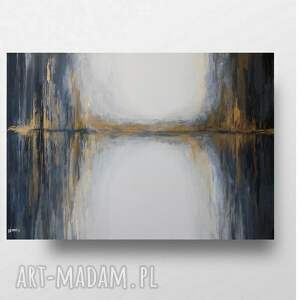 złoty las - obraz akrylowy formatu 100/70 cm