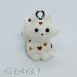 wisiorek z mini zwierzątkami, lis, zawieszka