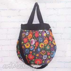 handmade na ramię łowicka torba