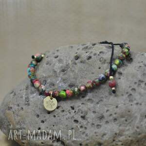 łapa / łapka psia kocia - bransoletka, srebro 925 pozłacane, kamienie