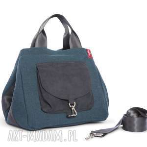 torba big duo xl - morska, wielofunkcyjna stylowa, wygodna, kobieca, oryginalna