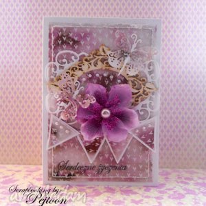 ręcznie wykonane scrapbooking kartki serdeczne życzenia