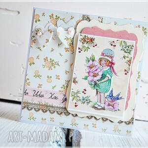 ręczne wykonanie scrapbooking kartki dla babci i dziadka